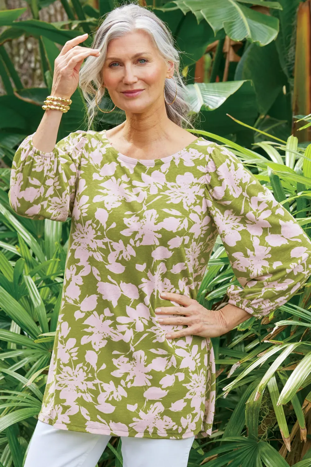 Ainsley Linen Blend Tunic