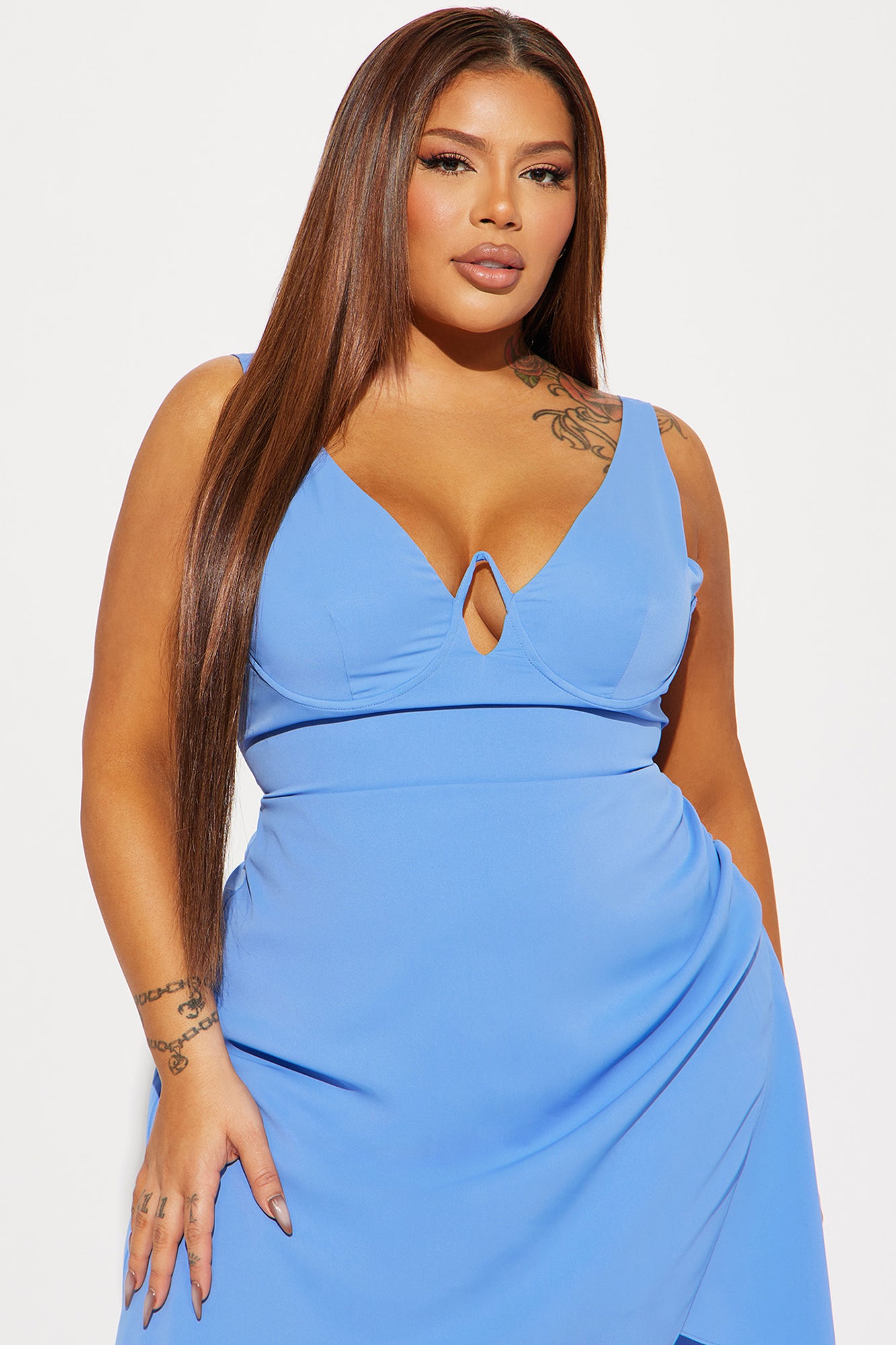 Radio Moves Maxi Dress - Blue