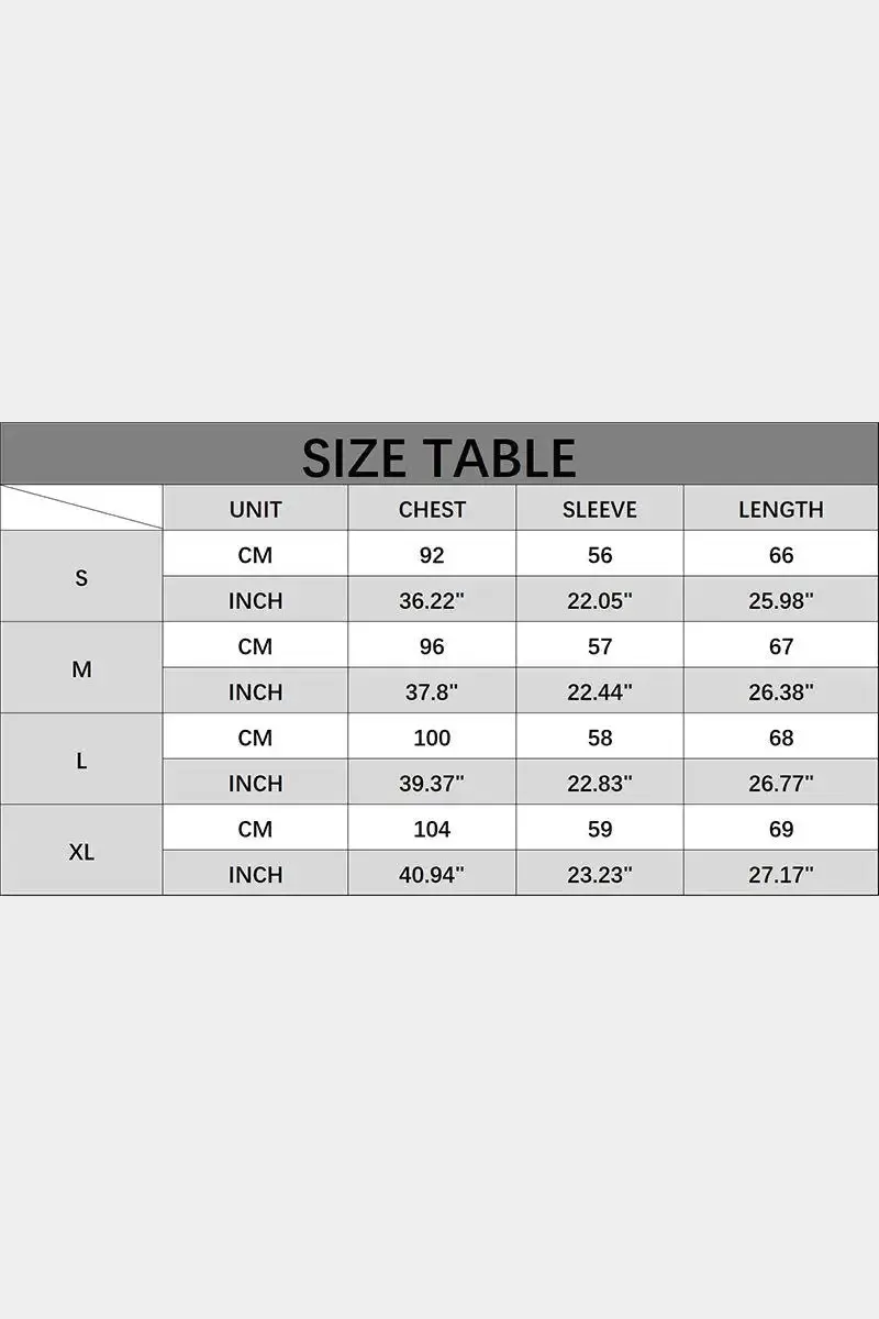 WOMEN DOUBLE BREASTED LARGE POCKET CARDIGAN JACKET
100% POLYESTER
SIZE S(2)-M(2)-L(2)-XL(2)
MADE IN CHINA