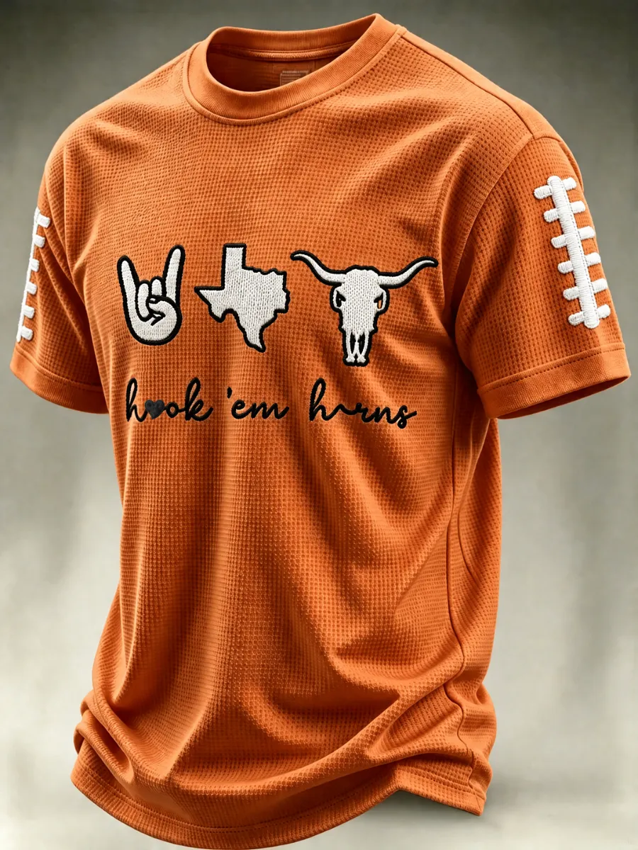 Men's Football Fan Waffle T-Shirt