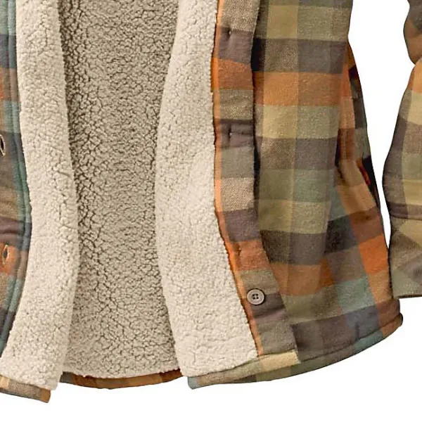 Men's Hooded Flannel Shirt Jacket