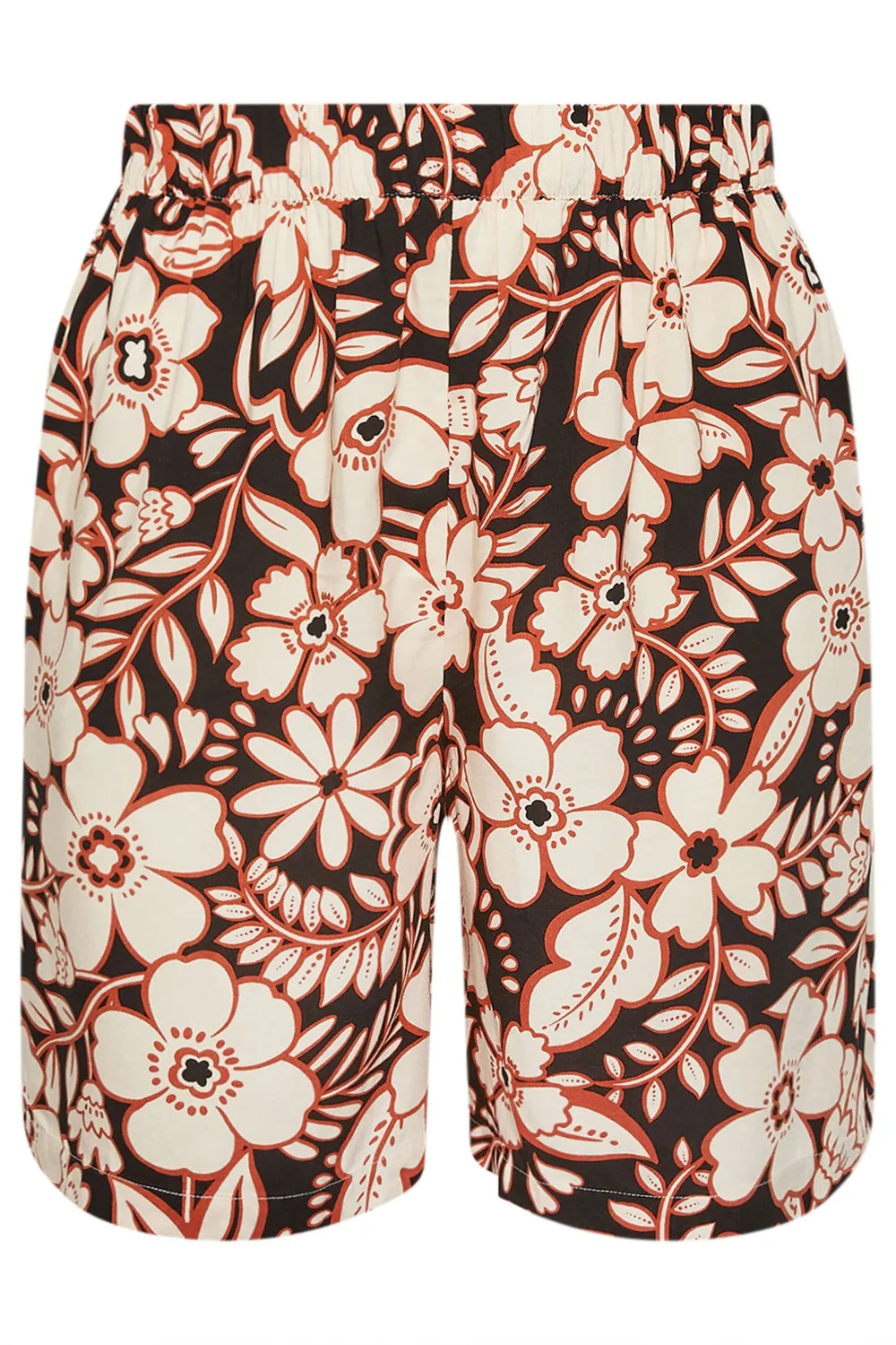 YOURS Curve Black Pull On Shorts