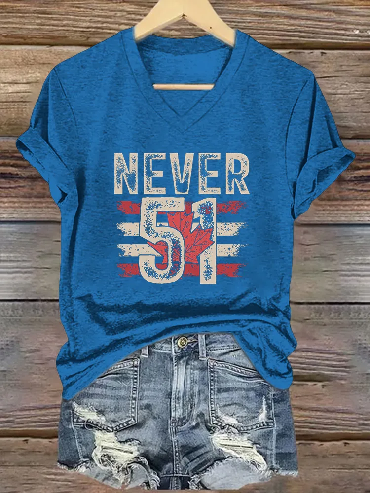 Women'S Never Be The 51st State T-Shirt