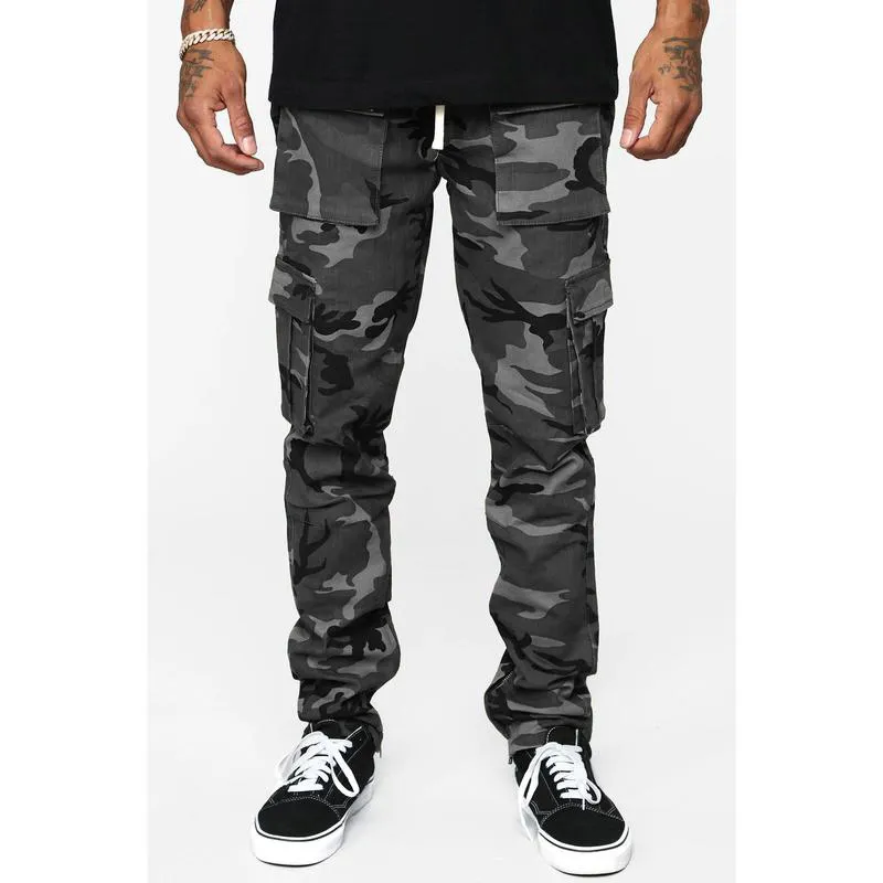 Men's Camo Print Cargo Pants