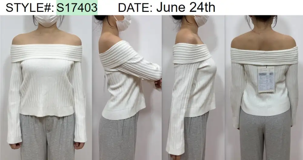 Brandy fold over ribbed sweater
