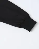 Long Sleeve Pullover Sweatshirt Zipper Slit Casual Dress