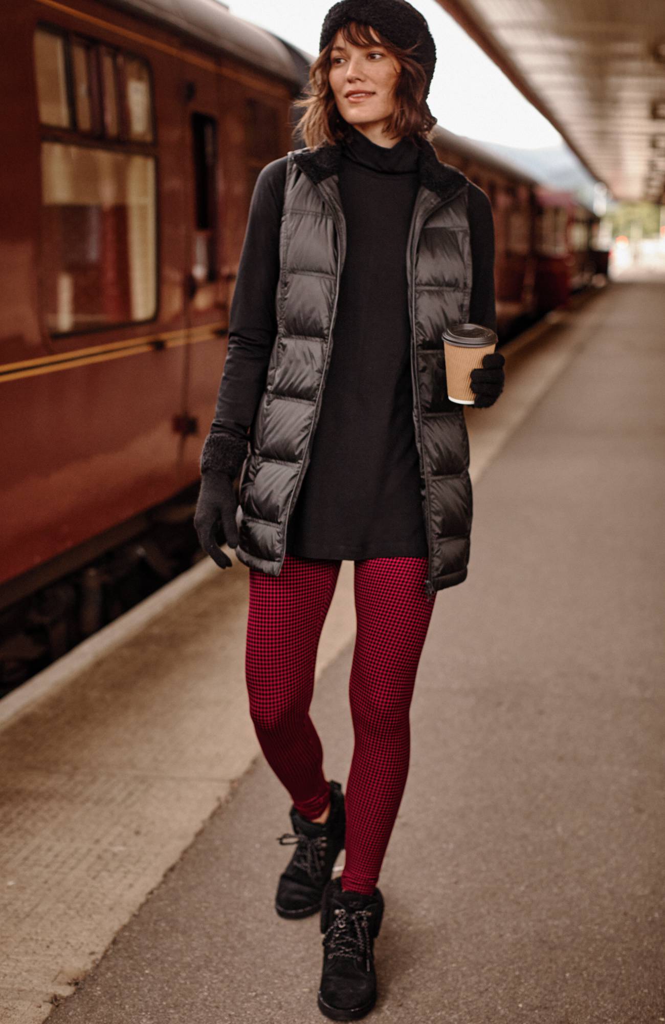 pima ankle-length leggings