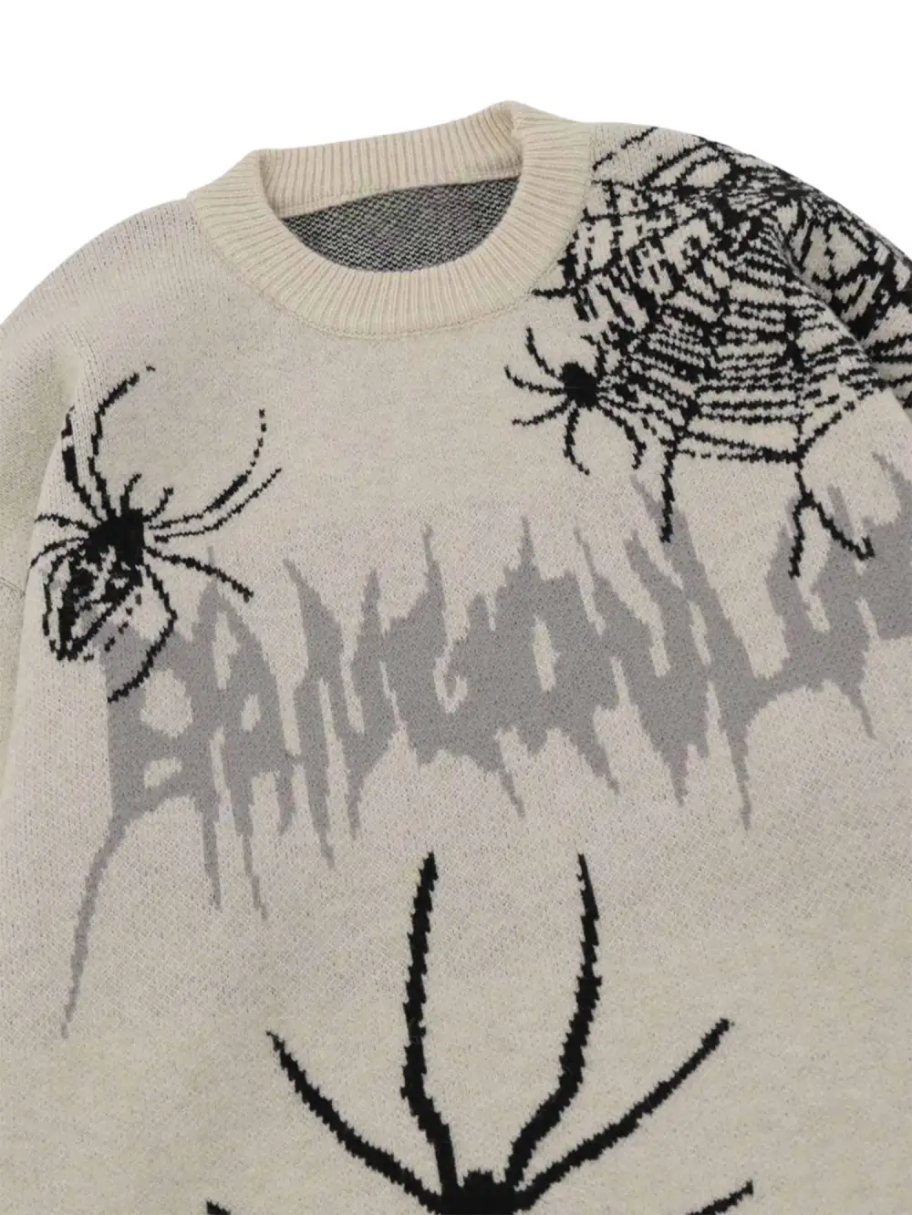 High Street Spider Web Jacquard Sweater - 1976