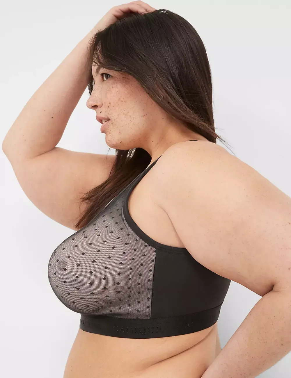 Cotton Unlined No-Wire Bra With Lace