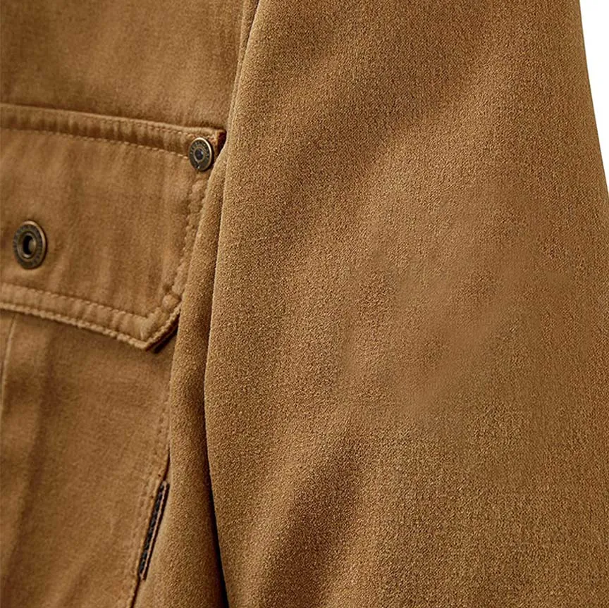 Men's Autumn And Winter Outdoor Retro Plaid Lining Design Jacket