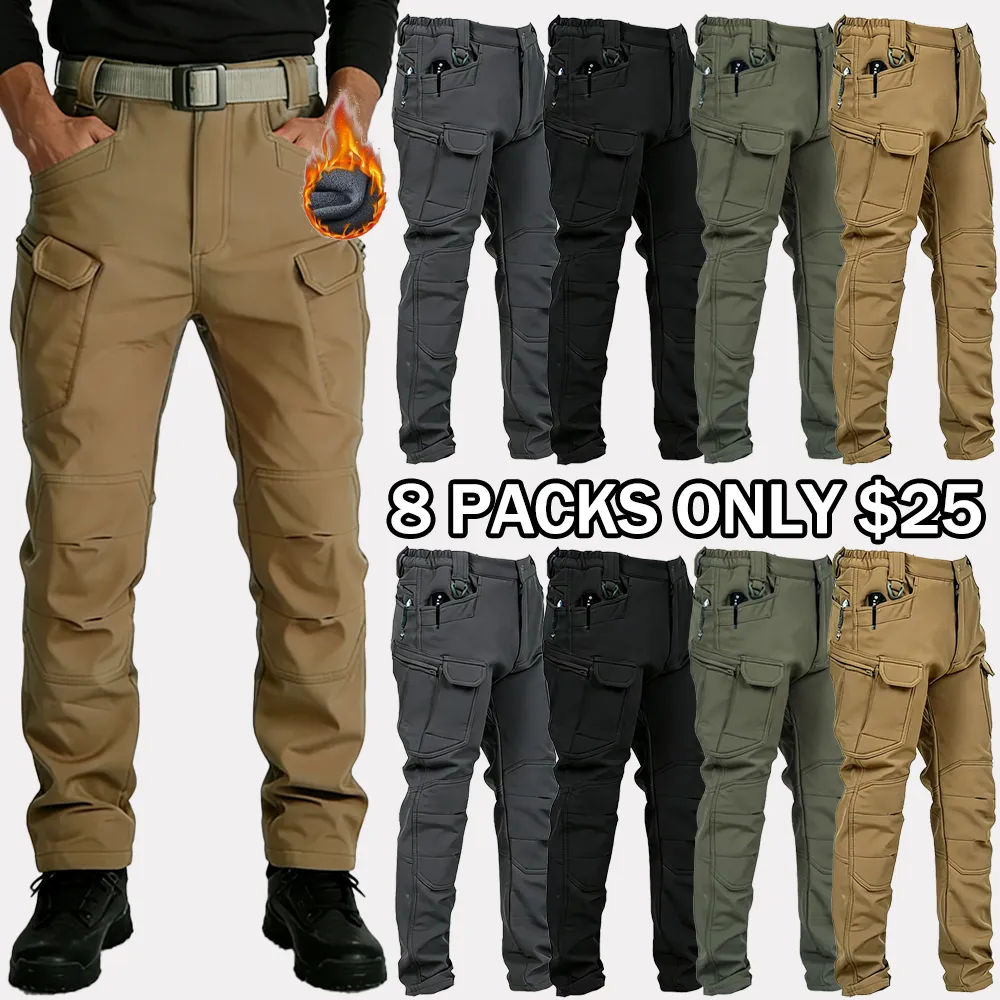 Men's Windproof & Warm Outdoor Military Tactical Pants