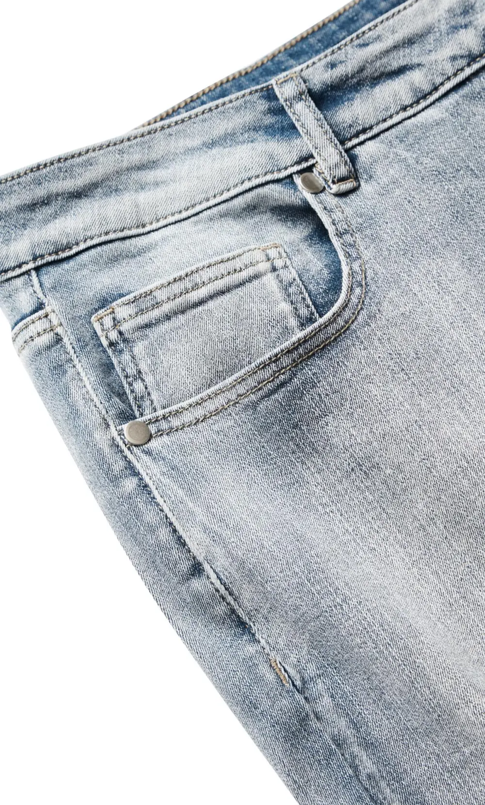 Evans Light Blue Wash Denim Slim Fit Jeans