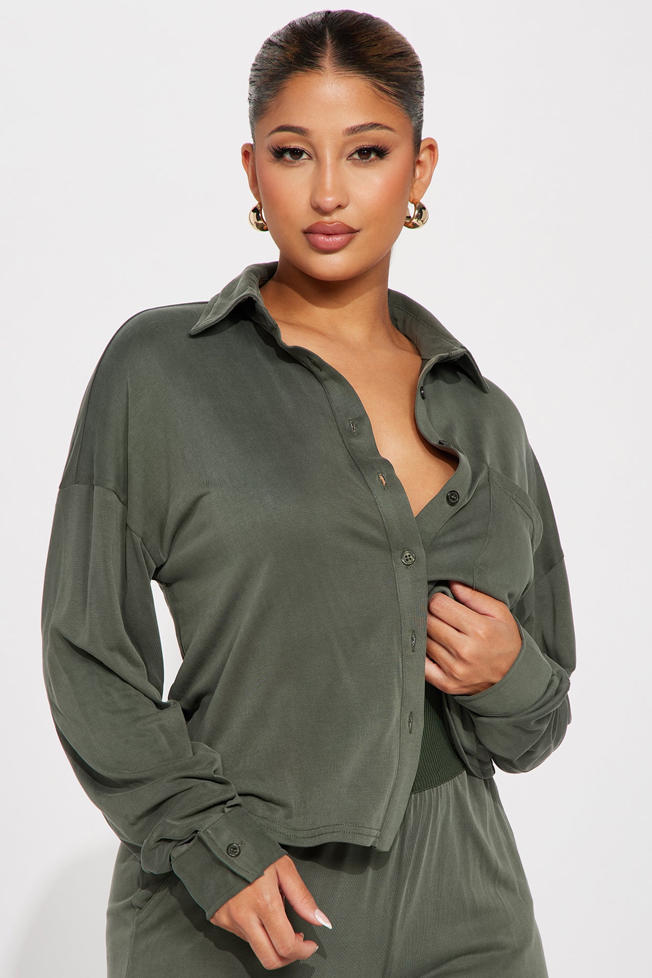 Taylor Super Soft Pant Set - Olive