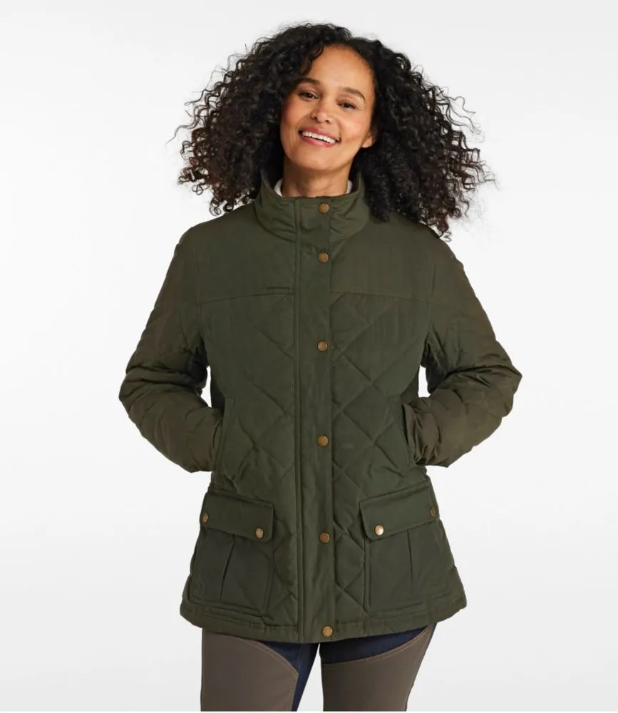 Women's Upcountry Waxed-Cotton Down Jacket