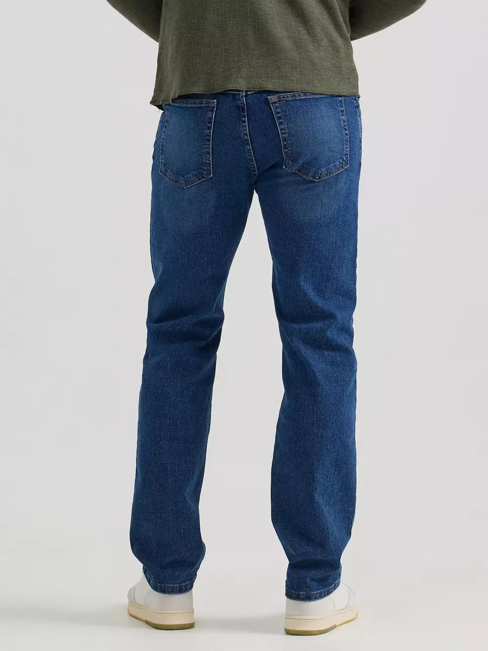 WRANGLER FIVE STAR PREMIUM DENIM FLEX FOR COMFORT REGULAR FIT JEAN IN DARK STONEWASH