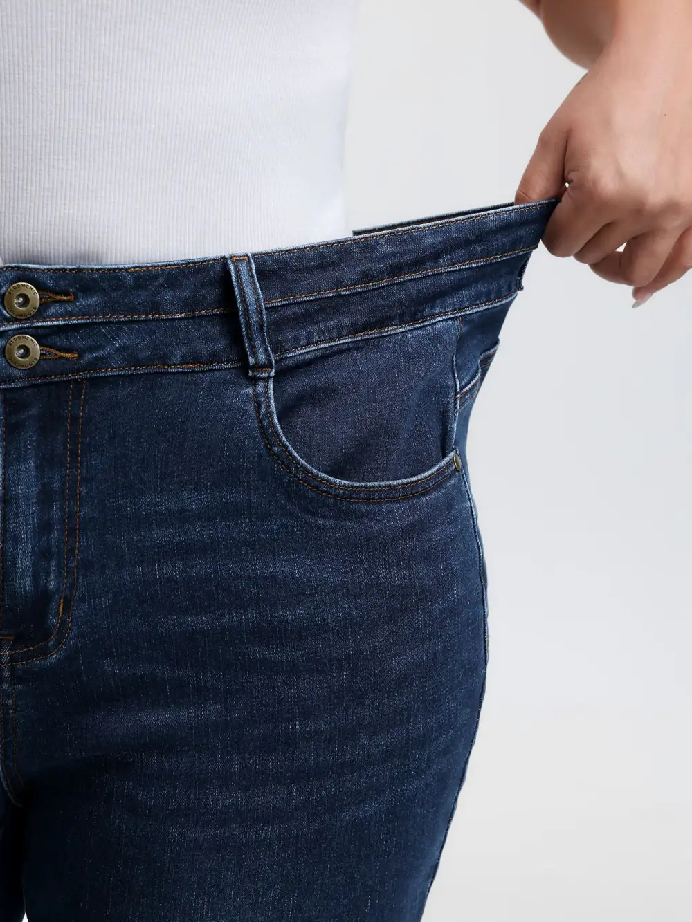 Stretchy Mid-Rise Bootcut Jeans