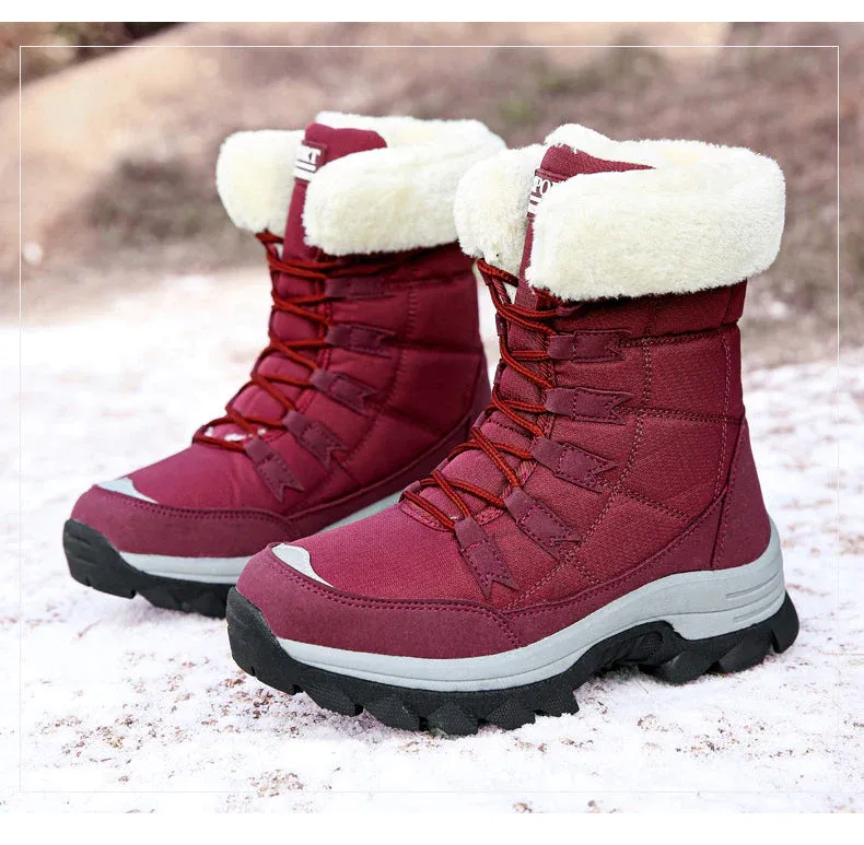 EVERYDAY FAUX FUR TRIM WATERPROOF WOMEN'S BOOTIE