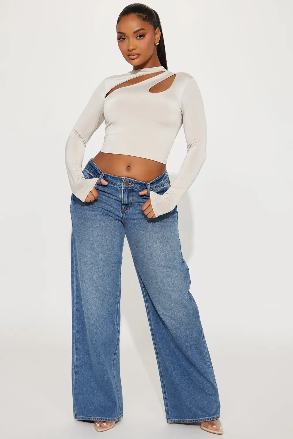 Your Bad Habit Cut Out Top - Stone
