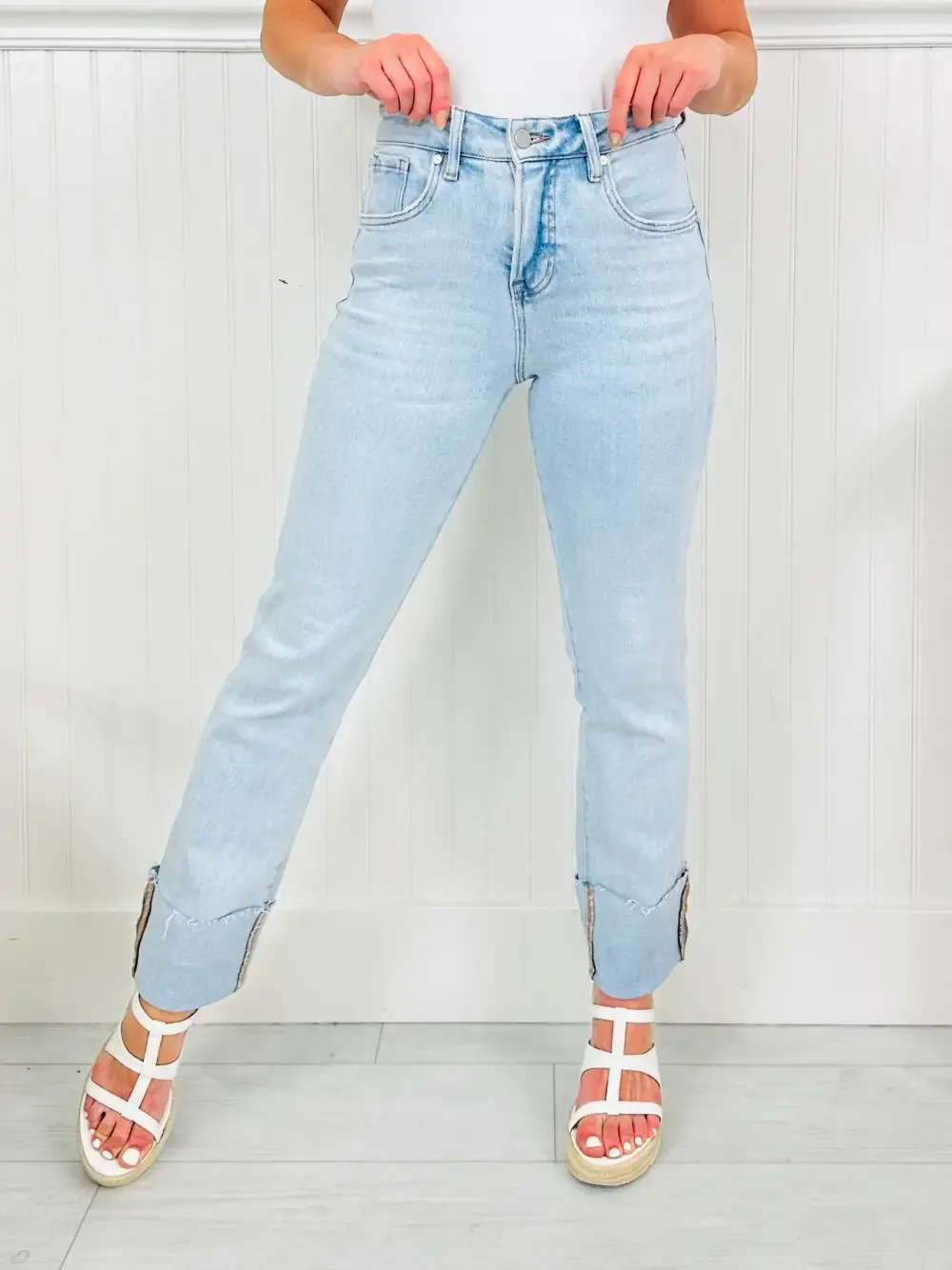 MOCO Exclusive Not Your Mother's Tummy Control Mom Jeans