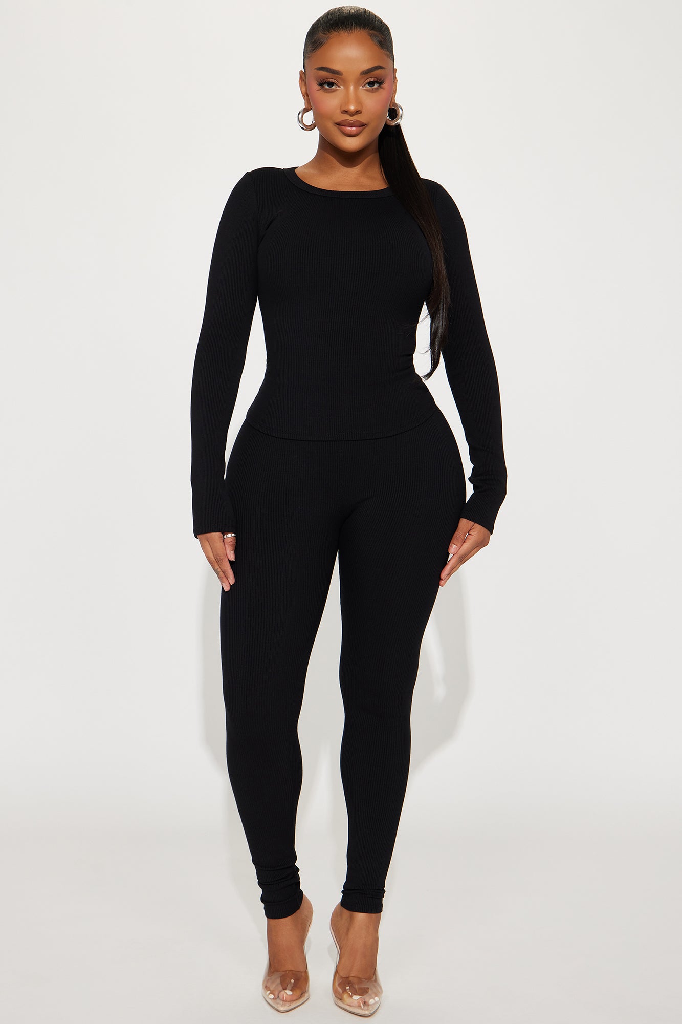 Braelynn Snatched Pant Set - Black