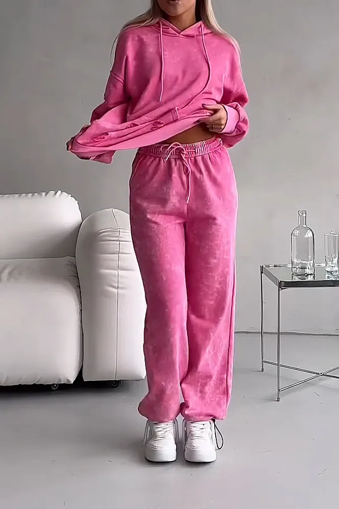 Women's Laundry Hoodies & Pants Two Piece Set