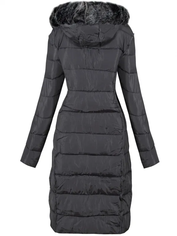 DOUBLE SIDED WINTER COAT SHARMAIN gray