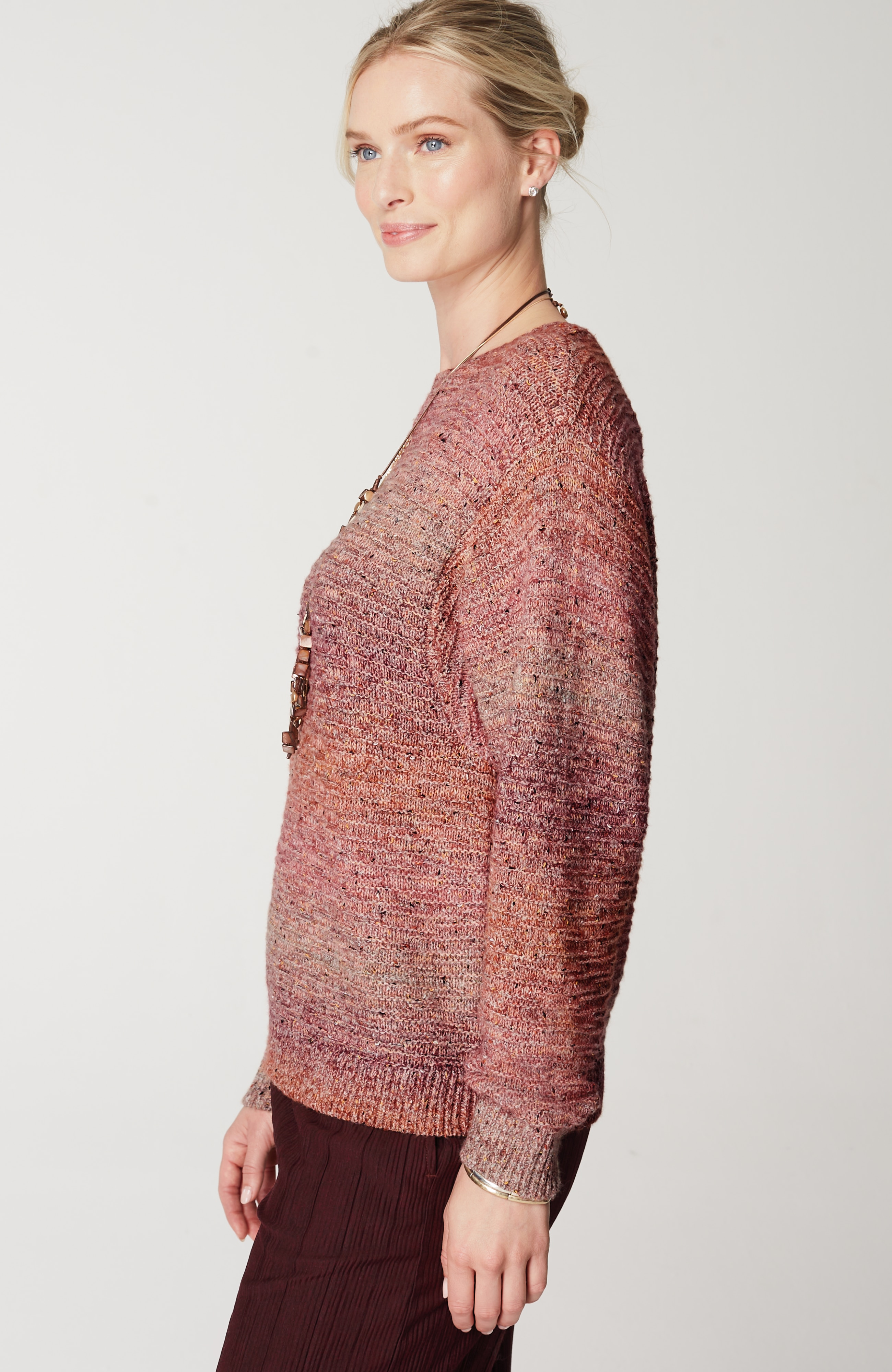 Pure Jill Multicolored Knit Sweater