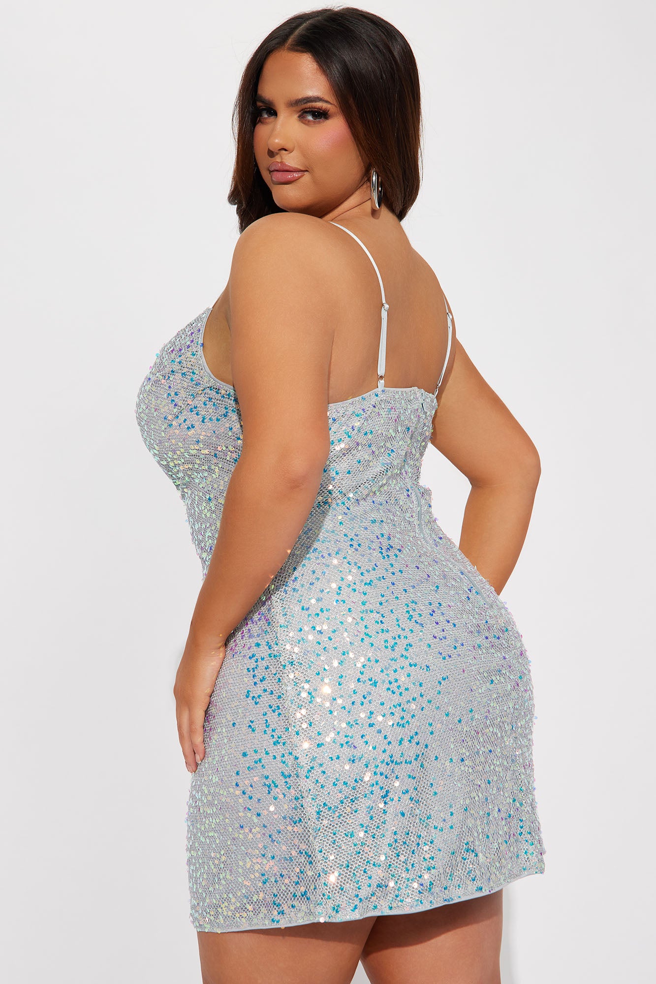 The Secret Mini Dress - Blue