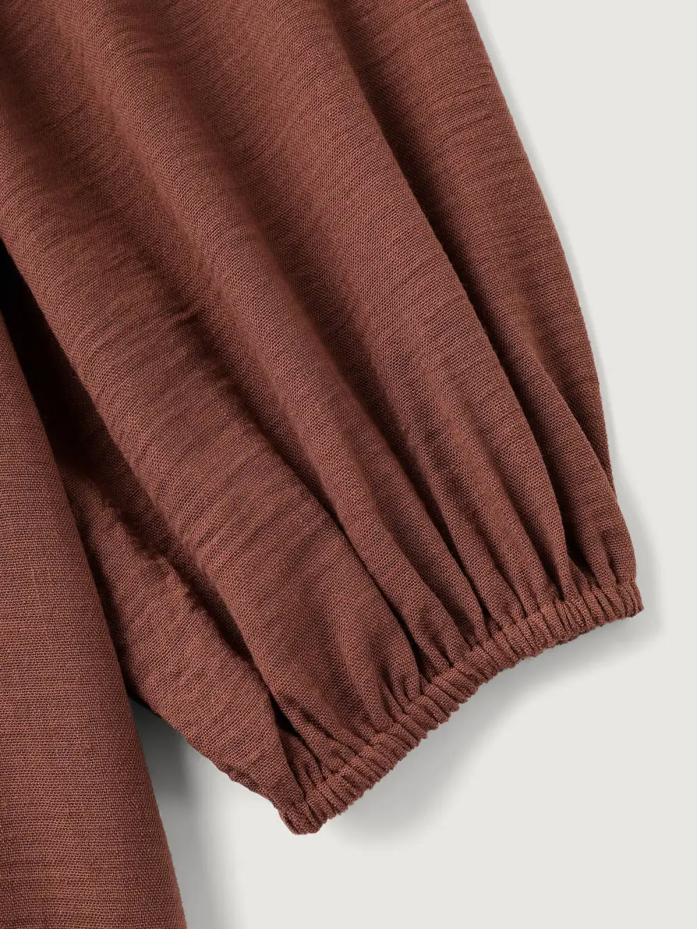 Drawstring Neck Tiered Balloon Sleeve Midi Dress