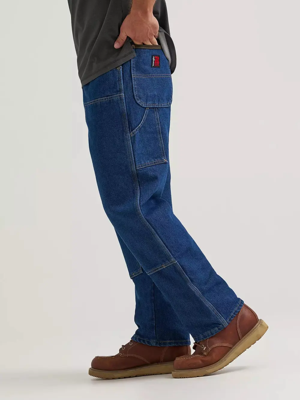 WRANGLER RIGGS WORKWEAR UTILITY JEAN IN ANTIQUE INDIGO