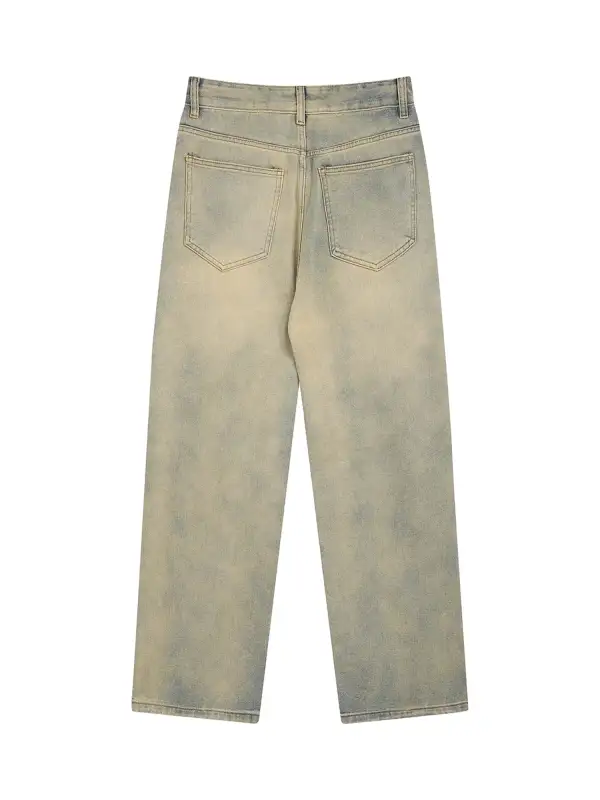 American Embroidered Straight-leg Jeans - 1651