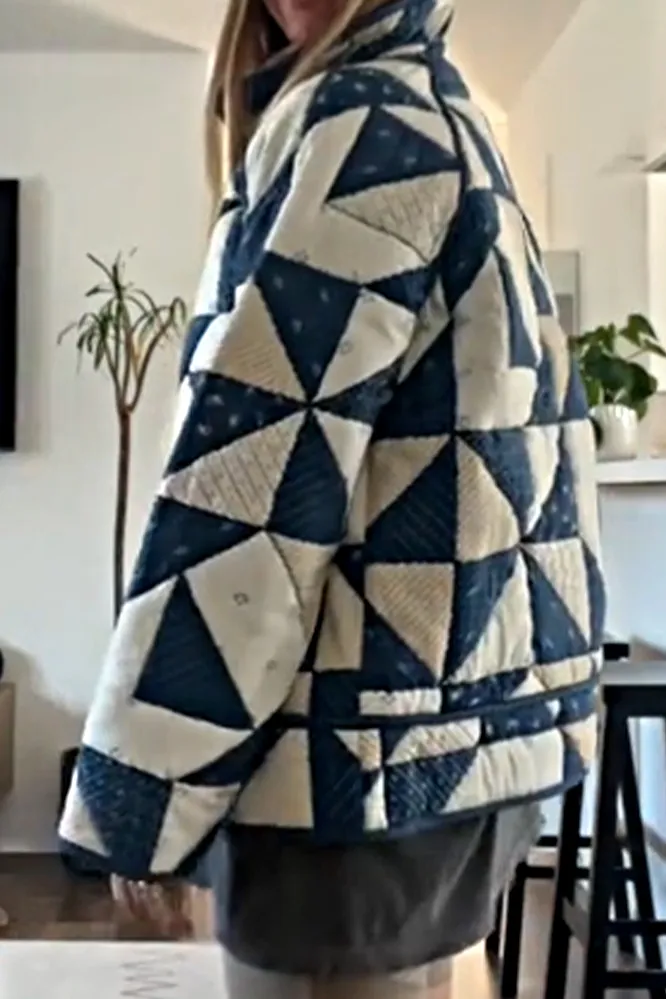 Women's Folk Pattern Casual Jacket
