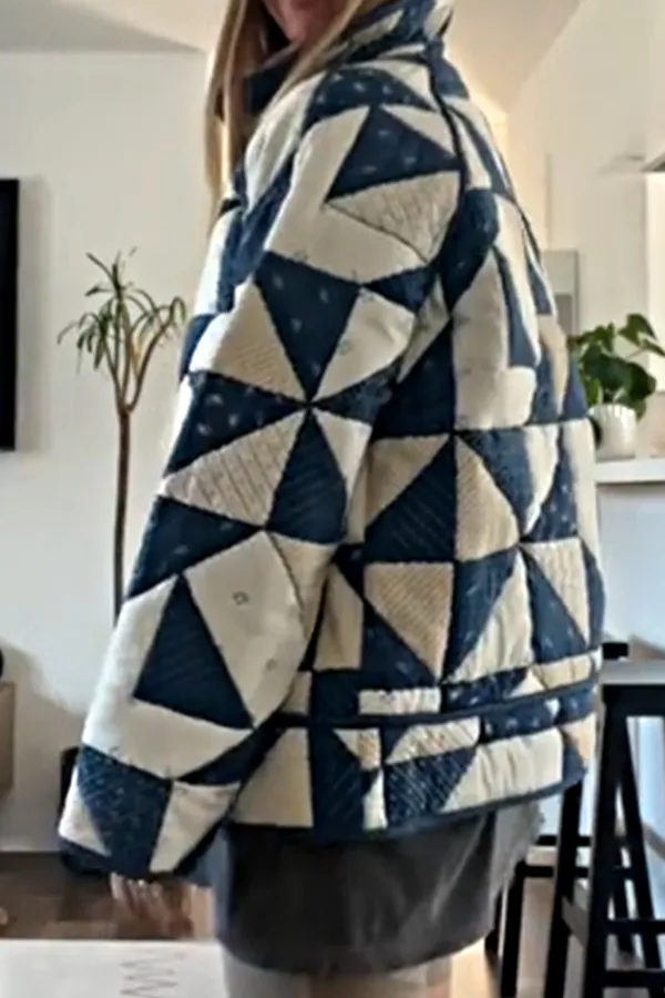 Women's Folk Pattern Casual Jacket