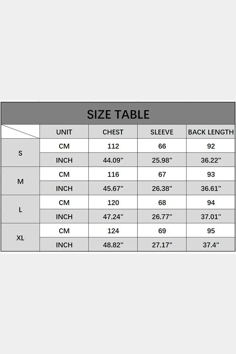 ELASTIC HEM ZIP UP PLAID PATTERN LONG JACKET