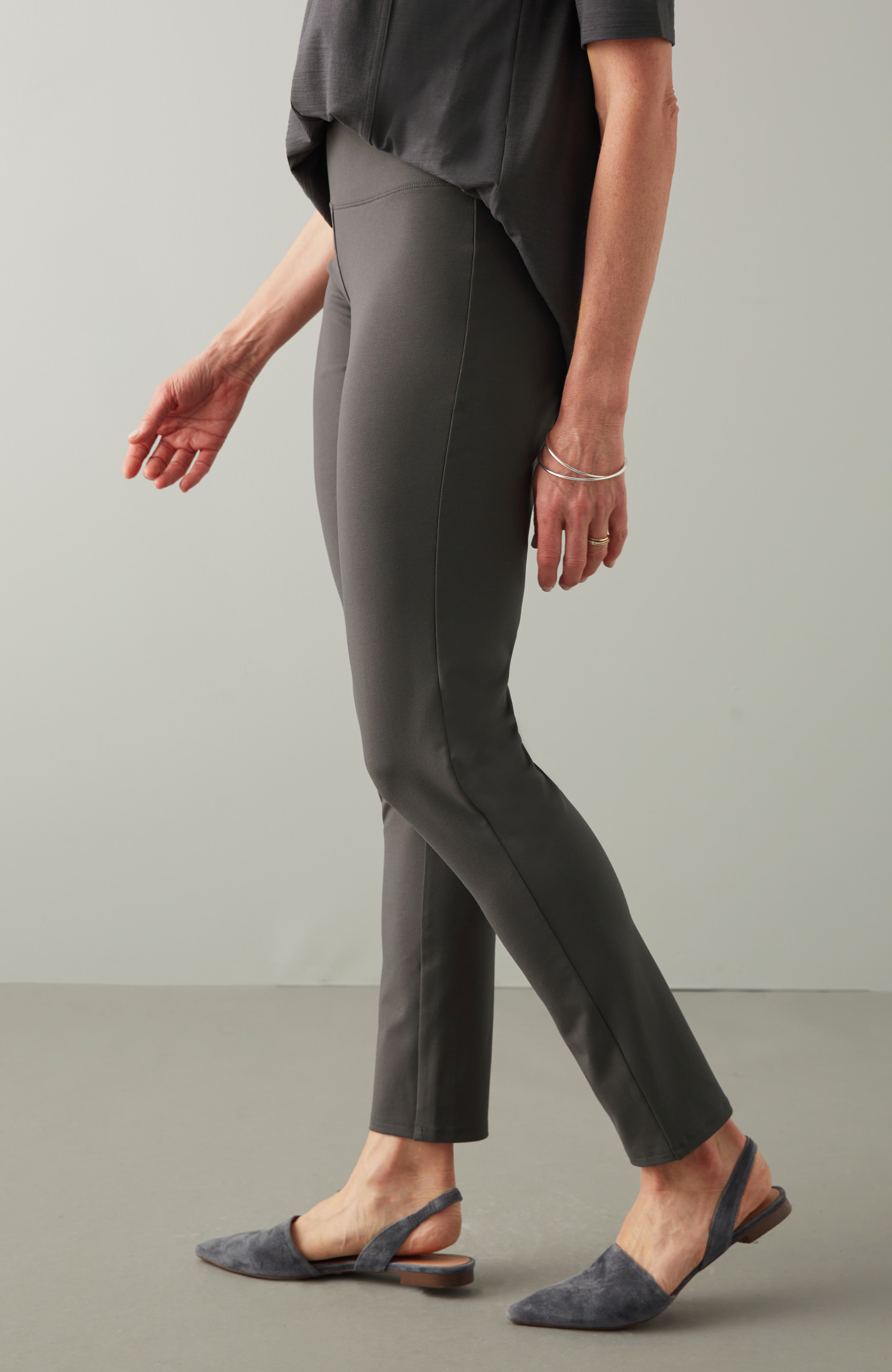 Wearever Smooth-Fit Classic Slim-Leg Pants