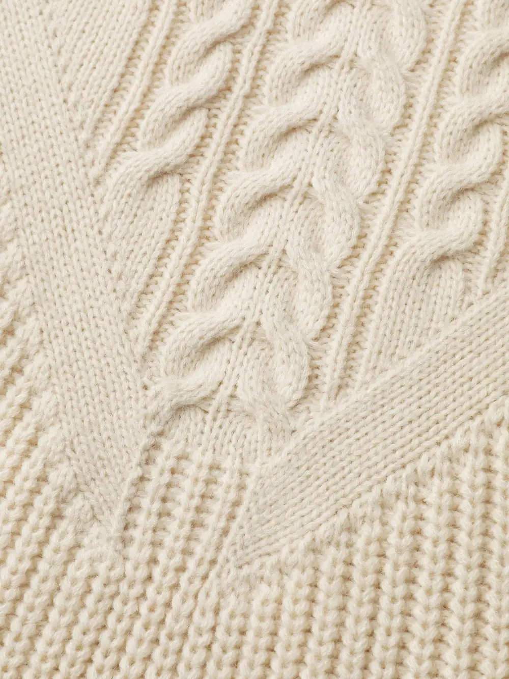 Textured Ribbed Hem Hooded Pullover