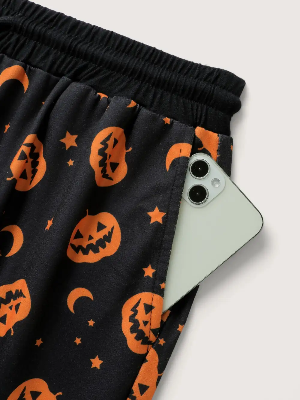 Pumpkin Halloween Drawstring Jogger Pants