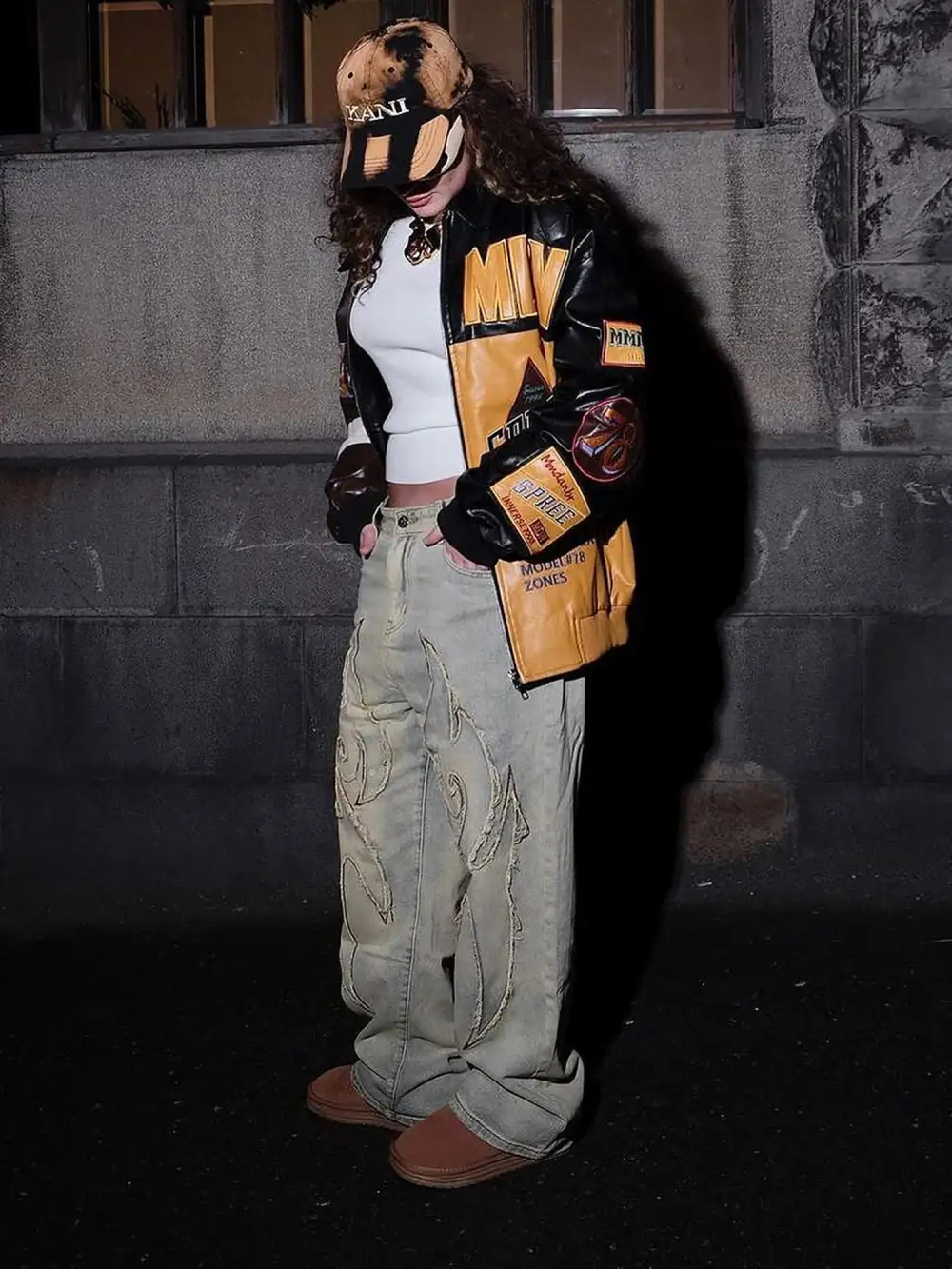 American Embroidered Straight-leg Jeans - 1651