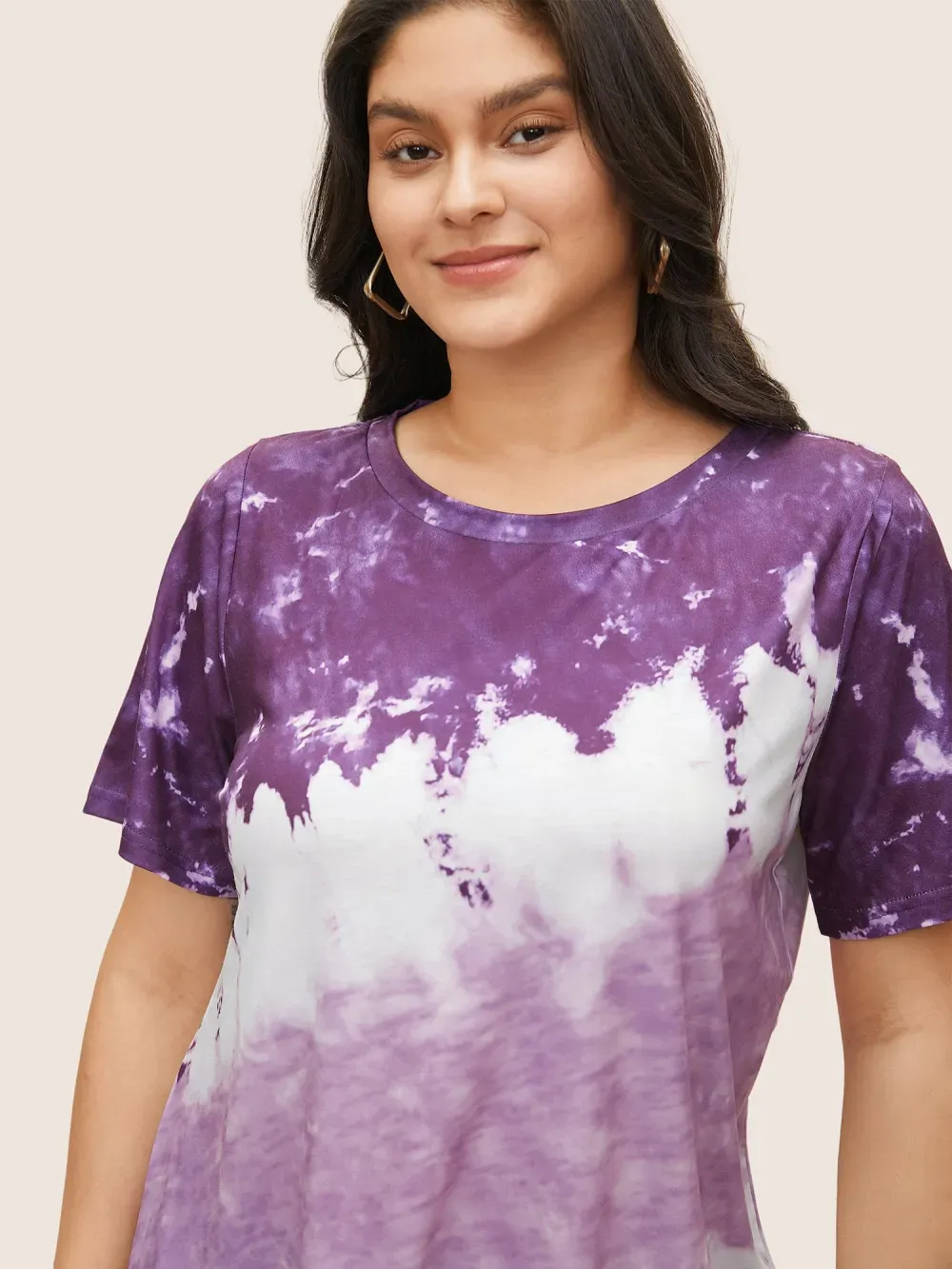 Tie Dye Round Neck T-shirt