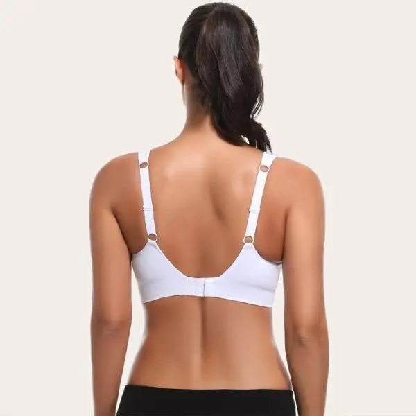 Full Coverage Seamless Medium Impact Sport Bras for Yoga Gym Workout