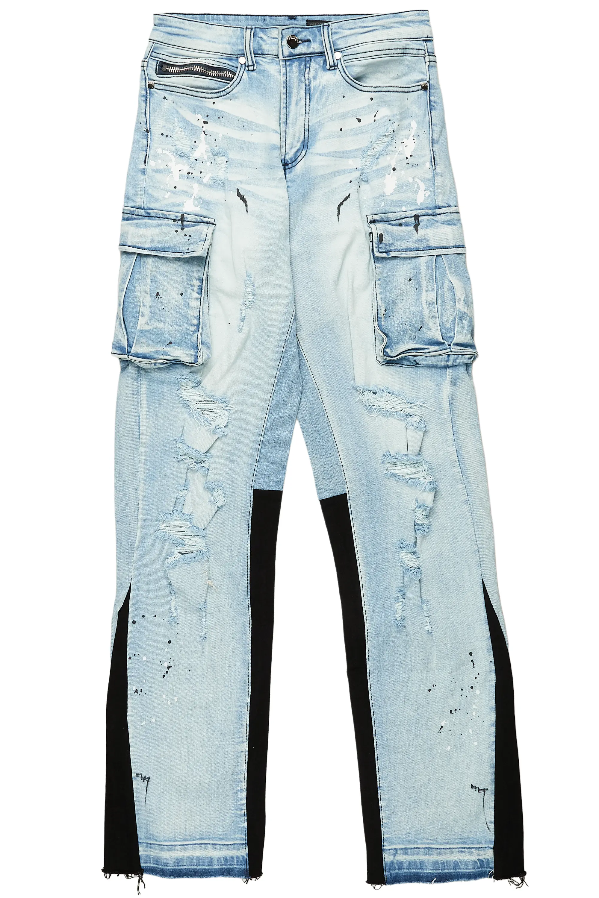 Dubaku Blue Baggy Fit Jean