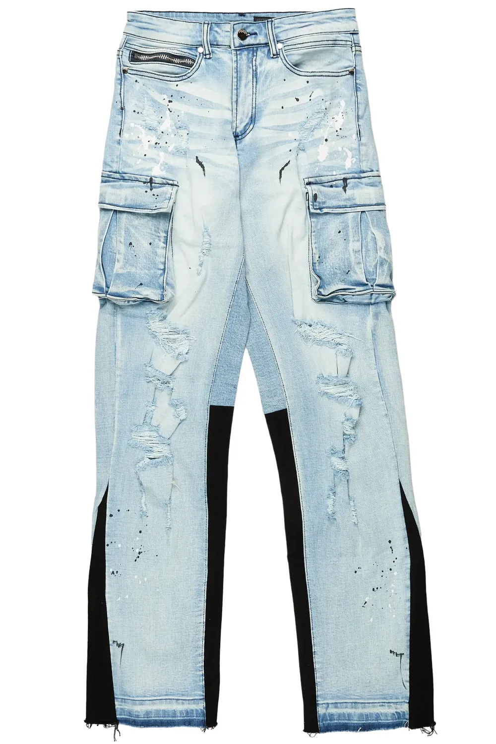 Dubaku Blue Baggy Fit Jean