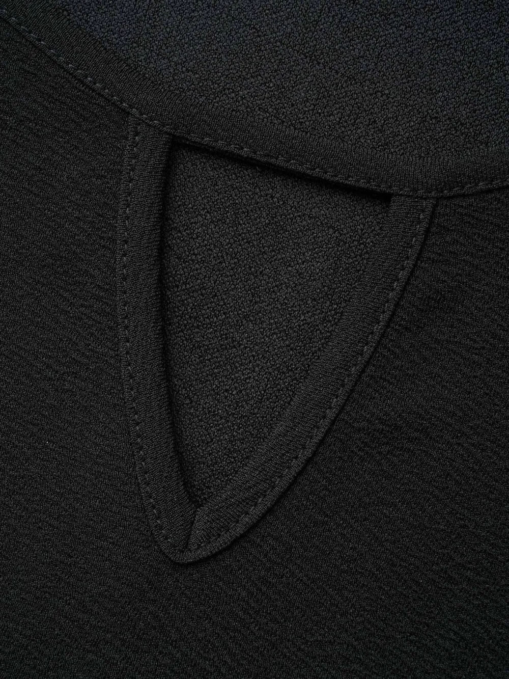 Sequin Patchwork Keyhole Bell Sleeve Blouse