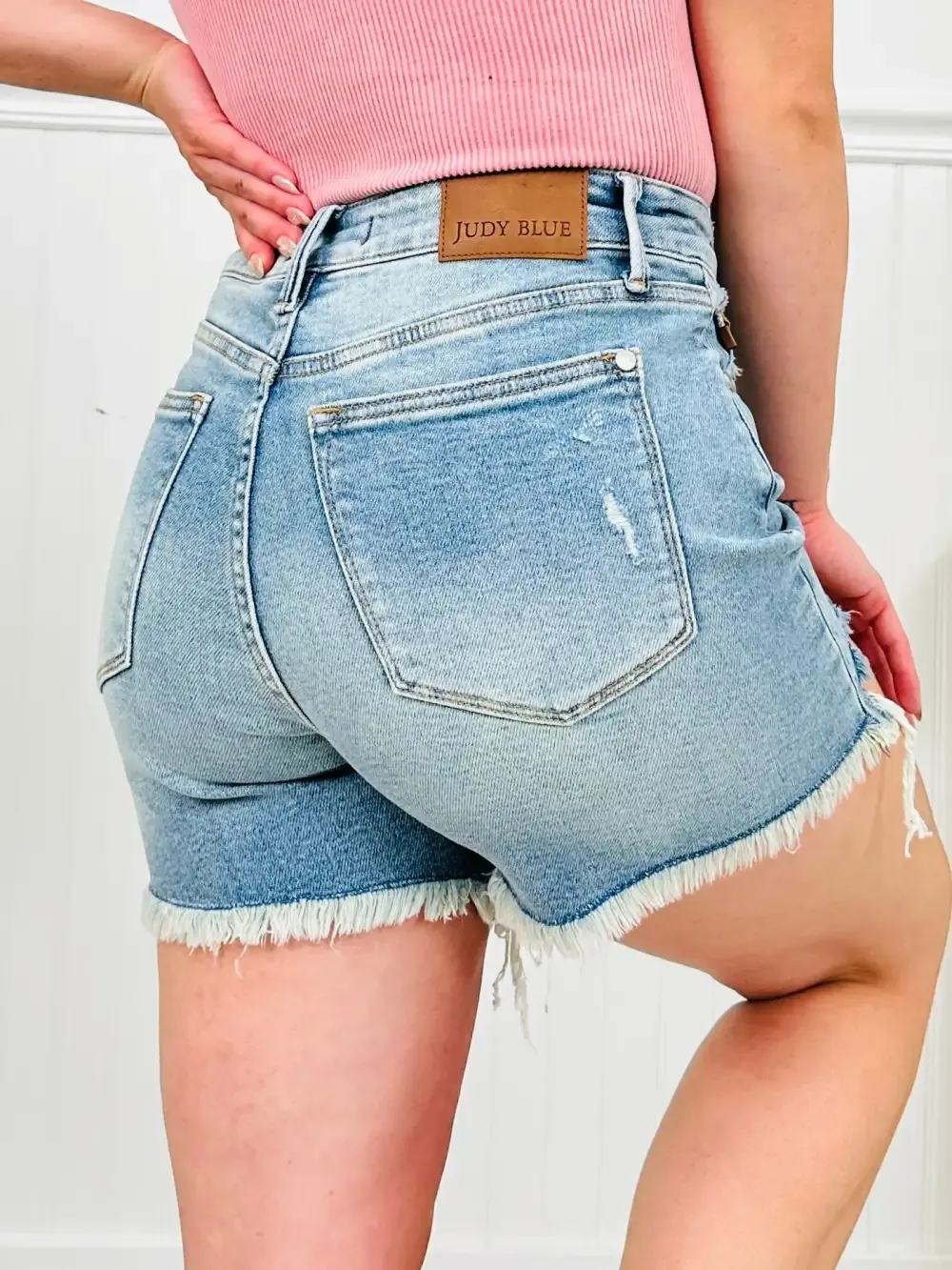 Judy Blue Chic & Sleek Cut Off Rigid Magic Shorts