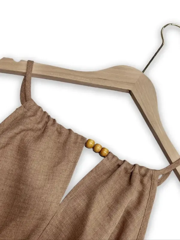 Women's Solid Color Jumpsuit – Elegant & Casual One-Piece for Daily Wear