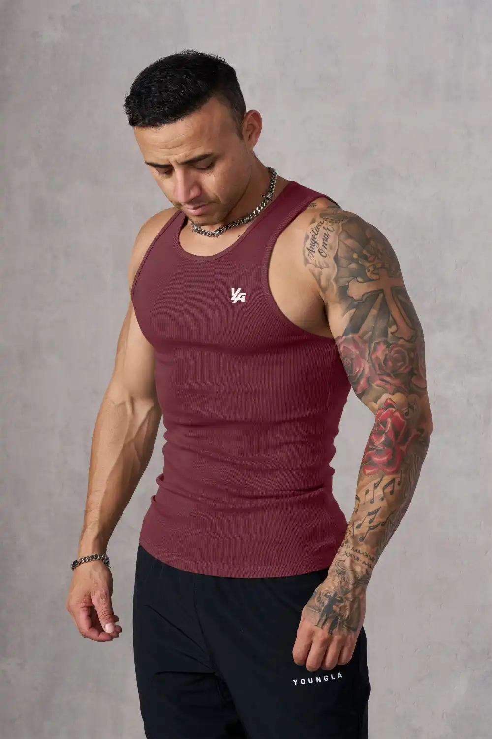 314 Scoop Bottom Ribbed Tank