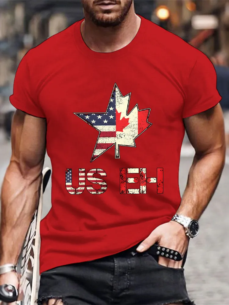 Men'S We Are Canada Strong We Will Never Yield To Tru.p T-Shirt