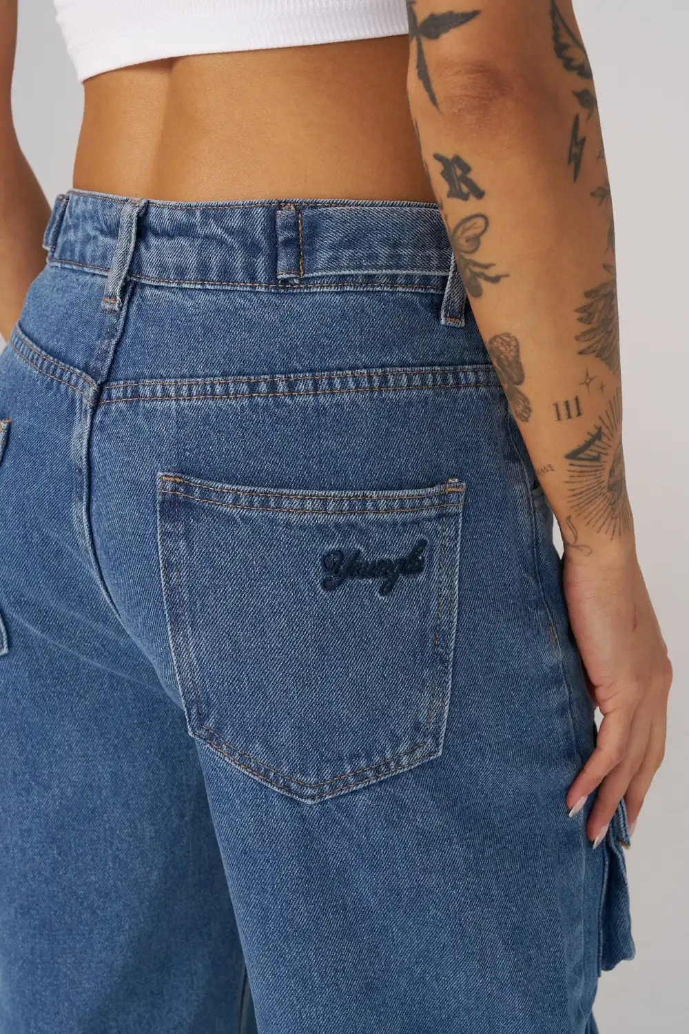 W242 Straight Leg Cargo Jeans