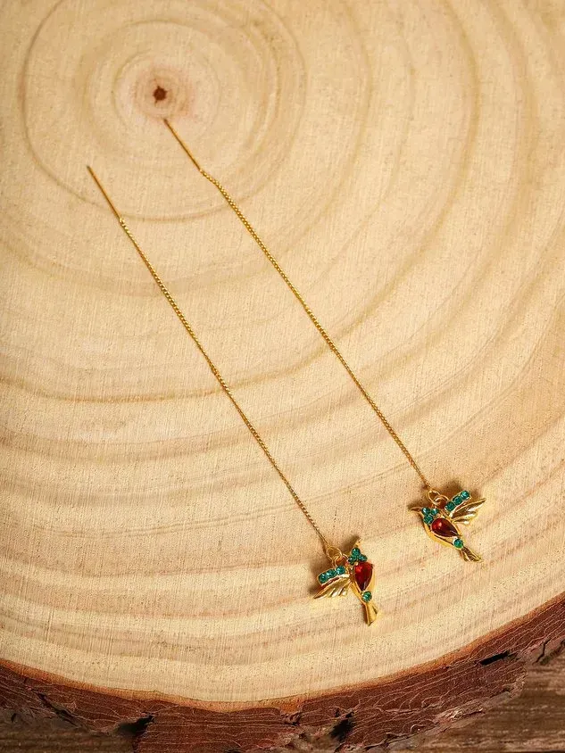 Bejeweled Bird Earrings(⚡Clearance Sale)