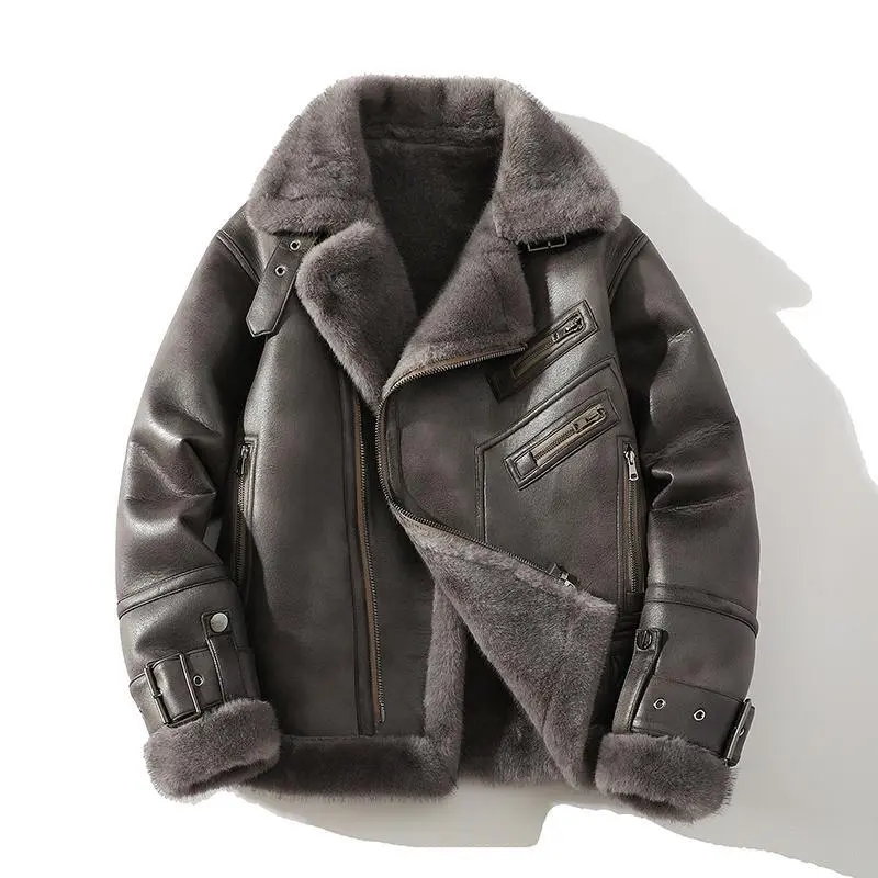 The Flying Tigers Men's Sheepskin Bomber Jacket Luc. 107